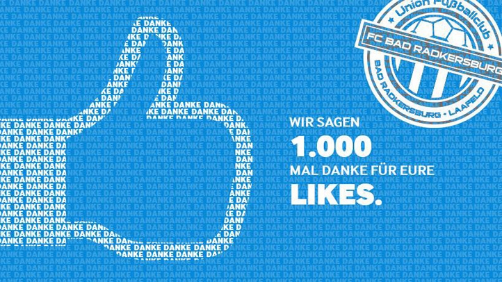 Danke Fur 1000 Likes Auf Facebook Fc Bad Radkersburg